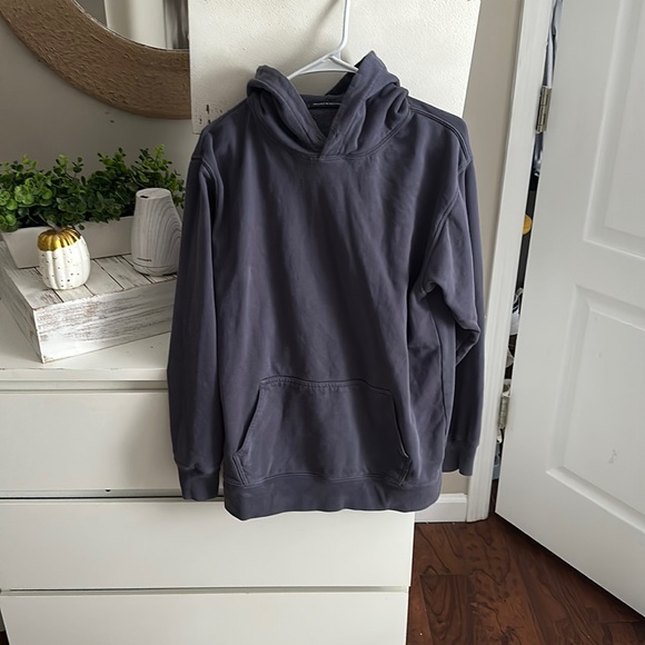 Brandy Melville Tops - brandy melville charcoal oversized hoodie
